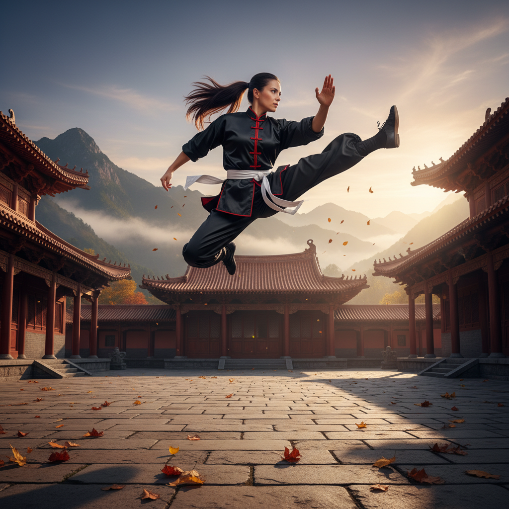 Treino de Kung Fu