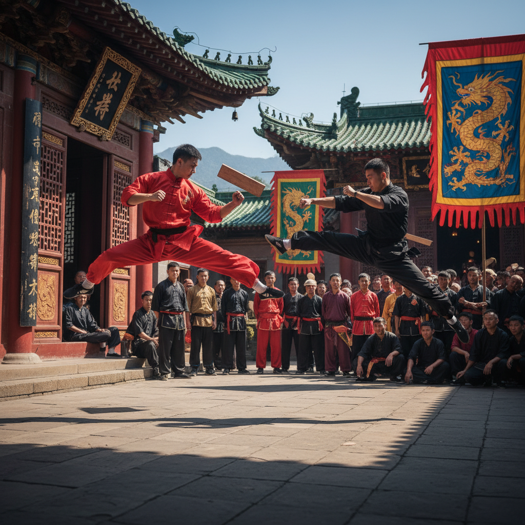 Competição de Kung Fu
